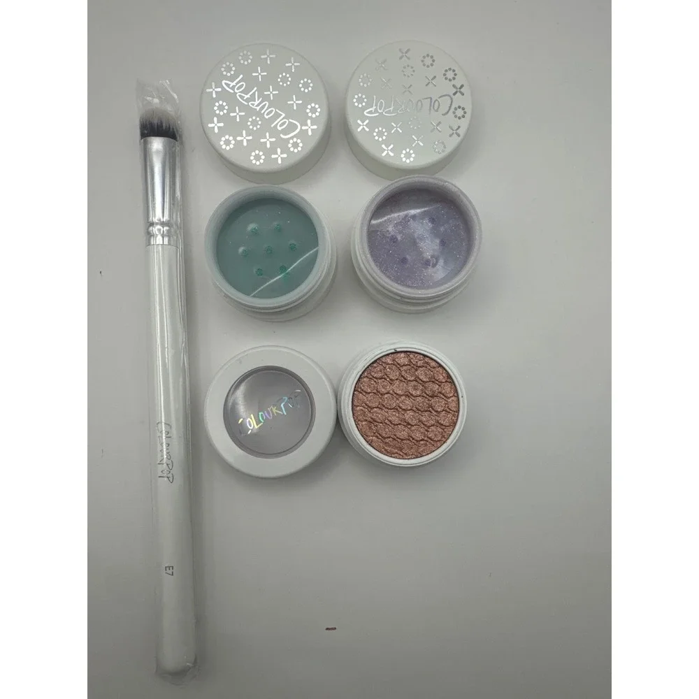 ColourPop Super Shock Shadow Loose Pigments and Brush Set‎ NEW
